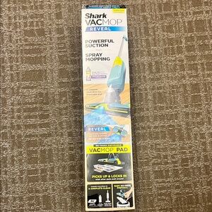 Shark VACMOP Reveal Spray Mopping Cleaning Kit - Blue/Yellow